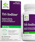 Terry Naturally Triiodine Support Thyroid Health Aids Hormone Balance With Molecular Iodine From Kelp Features Potassium Iodide & Sodium Iodide Brain & Energy Support 12.5Mg 90 Capsules