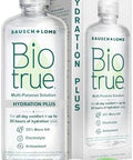 Biotrue Hydration Plus Contact Lens Solution Multipurpose For Soft Lenses Hydrates With Hyaluronan Cleans Clears And Disinfects For Allday Comfort 4 Fl Oz (Pack Of 1)