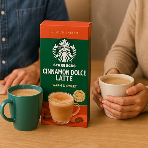 Starbucks Cinnamon Dolce Latte x5 Premium Instant Coffee Pack of 6 (Total 30 Sachets) Warm & Sweet Flavor