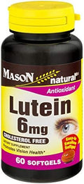 Mason Natural Vitamins Natural Lutein 6 Mg Softgels 60 Ct Pack Of 3
