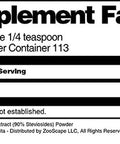 Terravita Stevia Extract (90% Steviosides) Powder (4 Oz, Zin: 514503)