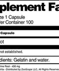 Terravita Kudzu Vine Root - 450 Mg (100 Capsules, Zin: 511857)