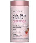 Neocell Hair Skin And Nails Gummies 120 Count With Multi Collagen Advanced Bio-Peptides Plus Biotin And Vitamin C Advanced Formula For Women And Men