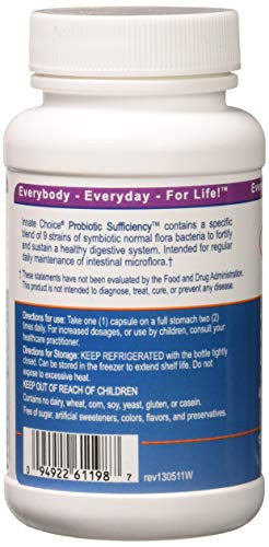Innate Choice Probiotic Sufficiency 60 Vegetarian Capsules