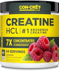 Concret Creatine Hcl Powder Muscle Cognitive Cellular Energy Support No Bloating Or Cramps Usa Made & Nsf Lemon Lime (64 Serving)