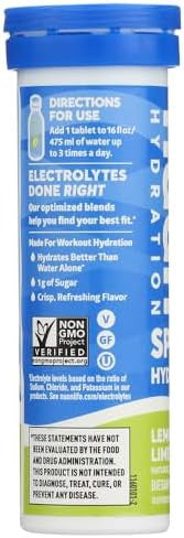 Nuun Active: Lemon+Lime Electrolyte Enhanced Drink Tablets(6Pack Of 10 Tablets)6