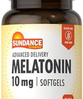 Sundance Melatonin 10Mg 60 Softgels Advanced Delivery Nongmo And Gluten Supplement