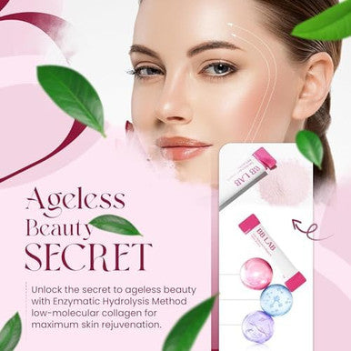 Bb Lab Powder Collagen Sf3X7 Intensive Series Made In Korea 30 Sticks (Low Molecular Collagen S) Pink