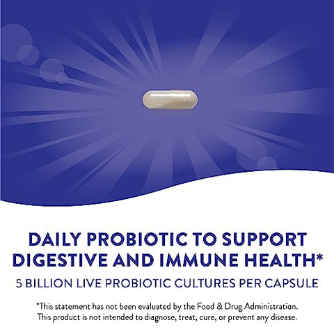 Nature'S Way Primadophilus Reuteri Probiotic Supports Digestive & Immune Health 5 Billion Live Cultures 90 Capsules (Packaging May Vary)