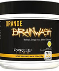Controlled Labs Orange Brainwash Powder Enhanced Energy And Focus 20 Servings Brainnootropic Helps Increase Stamina And Endurance