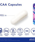 Pure Encapsulations BCAA 600 mg 90 vegcaps