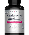 Neocell Hyaluronic Acid Capsules 60 Pills 100Mg Advanced Formula Supplement Skin Hydration & Suppleness