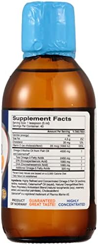 Cardiotabs Ultra Strength Liquid Omega3 + Vitamin D3 Fish Oil Supplements 4500Mg Omega3 Marine Oil From Fish Oil And Calamarine 2130Mg Dha And Epa + 1000 Iu Of Vitamin D36.8 Fl Oz