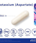 Pure Encapsulations Potassium aspartate 90 vcaps