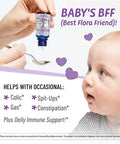 Legendairy Milk Baby Probiotic Drops Organic - Colic And Gas Drops For Newborns & Toddlers - Digestive Support Constipation Relief - Toddler Probiotic Supports Occasional Diarrhea & Gas 33 Servings