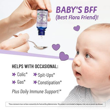 Legendairy Milk Baby Probiotic Drops Organic - Colic And Gas Drops For Newborns & Toddlers - Digestive Support Constipation Relief - Toddler Probiotic Supports Occasional Diarrhea & Gas 33 Servings