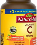 Nature Made Chewable Vitamin C 500 Mg Tablets 60 Count To Help Support The Immune System (Pack Of 3)