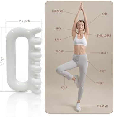 Vemoky Fascia Massage Tool Trigger Point Massage Tools Anti Blaster For Cellulite Massage Tool Reaching Deep Myofascial Tissue Throughout The Body Release Muscle Knot Reduction Cellulite