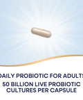 Nature'S Way Fortify Optima Probiotic For Men And Women 50 Billion Live Cultures 6 Strains Supports Digestive And Immune Health 30 Capsules (Packaging May Vary)