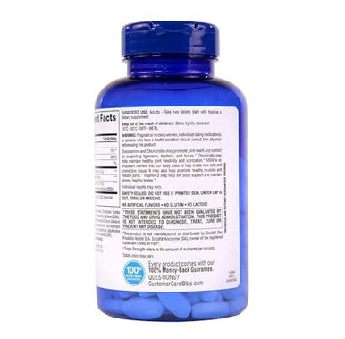 Berkley Jensen Glucosamine Chondroitin Triple Strength Complex With Msm And D3 Joint Supplement Tablets For Joint Support And Cartilages Nsf Certified 200 Count (Pack Of 1)