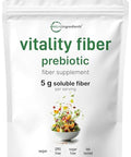 Micro Ingredients Vitality Prebiotic Fiber Powder 1Lb Easy Mix Powder For Digestive & Gut Health Daily Prebiotic Soluble Fiber Supplement For Women And Men Unflavored Sugar Free & Vegan