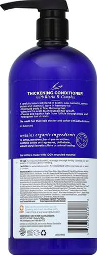Avalon Organics Biotin B-Complex Thickening Conditioner, 32 oz.