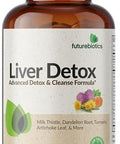 Futurebiotics Liver Detox Advanced Detox & Cleanse Formula Supports Healthy Liver Function With Milk Thistle Dandelion Root Turmeric Artichoke Leaf & More Nongmo 60 Vegetarian Capsules