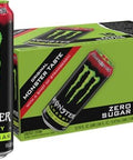 Monster Energy Zero Sugar Strawberry Shot, Green, Original, Sugar Free Energy Drink, 16 Ounce (Pack of 15)