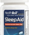 HealthA2Z Nighttime Sleep Aid Doxylamine Succinate 25mg 40 Counts
