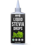 Stevia Liquid Drops Natural Liquid Stevia Extract, Pure Sweetener, Plant-Based Sweetener For Coffee Syrup, Zero Calorie, Non-GMO, Gluten-free, 1,823 Servings, 8 FL oz (237 ml)