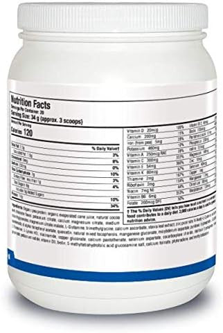 Biotics Research NutriClear Chocolate Chocolate Powder. Nutritional Support for Detoxification and Metabolic Clearing. Healthy Body Composition. 17 g Organic Pea Protein Per Serving 24 Oz