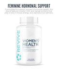 Revive Md Hormone Balance For Women Hormone Support Supplement W/Myo-Inositol Chaste Berry Dim Vitamins C & E Evening Primrose Oil Health & Hormonal Balance (180 Capsules 30 Servings)