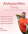 Clear Formulas Algae Based Astaxanthin Supplement - Rapid Release Astaxanthin 10Mg Non-Gmo Super Potent Antioxidant And Carotenoid For Skin Immunity And Eye Health Support - Made In A Cgmp Us Lab (6 Month Supply)