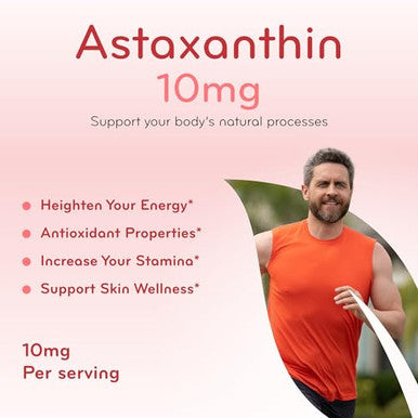 Clear Formulas Algae Based Astaxanthin Supplement - Rapid Release Astaxanthin 10Mg Non-Gmo Super Potent Antioxidant And Carotenoid For Skin Immunity And Eye Health Support - Made In A Cgmp Us Lab (6 Month Supply)