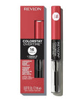 Revlon Liquid Lipstick With Clear Lip Gloss Colorstay Overtime Lipcolor Dual Ended With Vitamin E 020 Constantly Coral 0.07 Fl Oz