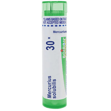 Boiron Mercurius Solubilis 30X Md 80 Pellets For Sore Throat With Bad Breath And Excess Salivation