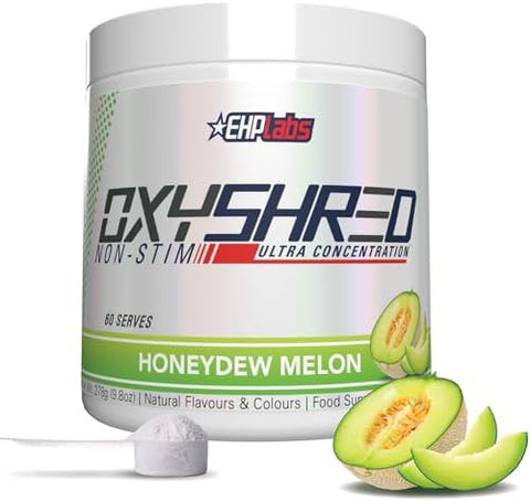 Ehp Labs Oxyshred Non Stimulant Pre Workout Powder Stim Pre Workout Caffeine Preworkout For Men & Women Non Stim Preworkout Sugar Energy Powder Mojito 60 Servings