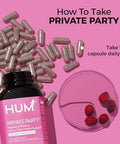 Hum Private Party Vaginal Probiotics For Women'S Health Ph Balance Supplement And Urinary Tract Support With Cranberry & Lactobacillus Blendcranberry Pills (30 Capsules)