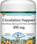 Terravita Circulation Support - Buckthorn, Hyssop, Red Vine And More - 450 Mg (100 Capsules, Zin: 511902)