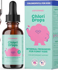 Joyspring Liquid Chlorophyll Drops For Kids | Super Greens For Kids Infused With Elderberry & Chlorophyll For Bad Breath | Sugar Free Body Deodorizing Supplement (1 Fl Oz Berry Flavor 30 Servings)