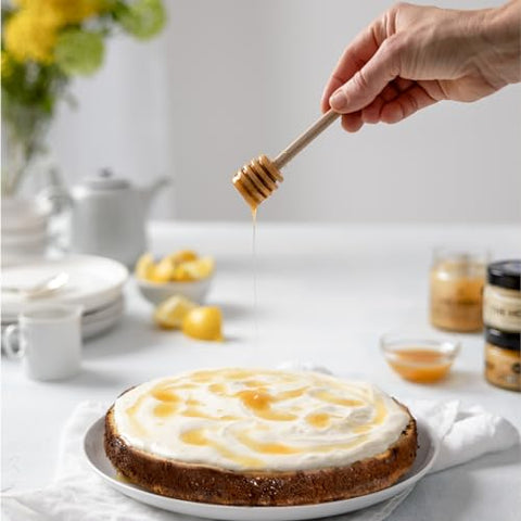THE HONEY OF SWEDEN Pure Raw & Creamy Wildflower Unpasteurized Swedish Gourmet Honey, Award-winning Quality and Taste, Traceable from Our Hives to Your Table, Glass Jar 8.8oz (250g)