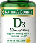Nature'S Bounty Vitamin D 2000 Iu Softgels