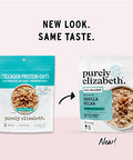 purely elizabeth Oat Pouch Collagen Vanilla Pecan, 8 Ounce (Pack of 3)