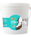 BetterBody Foods Refined Organic Coconut Oil with Neutral Flavor and Aroma, Non-GMO, Cooking Oil, 1 Gallon