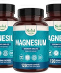 Nested Naturals Magnesium Glycinate Chelate 200Mg Chelated Magnesium Supplement For Muscle Cramps Relaxation & Sleep Support 100% Albion Traccs Buffered Magnesium Glycinate 240 Vegan Capsules