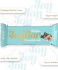 No Sugar Joybar Collagen Bar Chocolate Peanut Butter 0G Sugar 14G Protein Nourish Inside & Out Low Calorie High Protein Snack Supports Skin Hair Nails & Joint Health 12 Pack