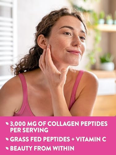 Nature'S Truth Collagen Peptides 90 Caplets Type 1 And 3 With Vitamin C Grass Fed, Non-Gmo And Gluten Pill Supplement