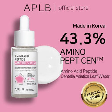 APLB Amino Acid Peptide Ampoule Serum AMINO PEPT CEN 43.3% 1.35 FL.OZ/Korean Skincare Moisturize Wrinkle Care Elasticity care Revitalize for gentle and improve skin texture