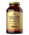 Solgar Calcium Citrate With Vitamin D3 240 Tablets - Promotes Healthy Bones & Teeth Supports Musculoskeletal & Nervous Systems - Non-Gmo Gluten-Free Dairy Free Kosher 60 Servings