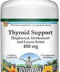 Terravita Thyroid Support - Bugleweed, Motherwort And Lemon Balm - 450 Mg (100 Capsules, Zin: 511178) - 3 Pack